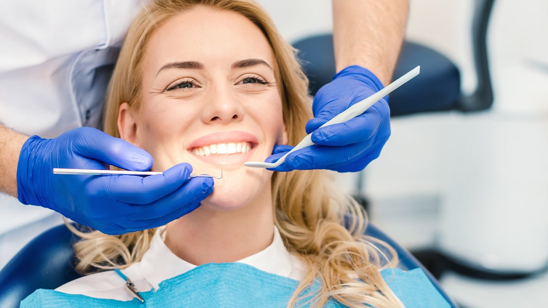 Lady With Bright Teeth