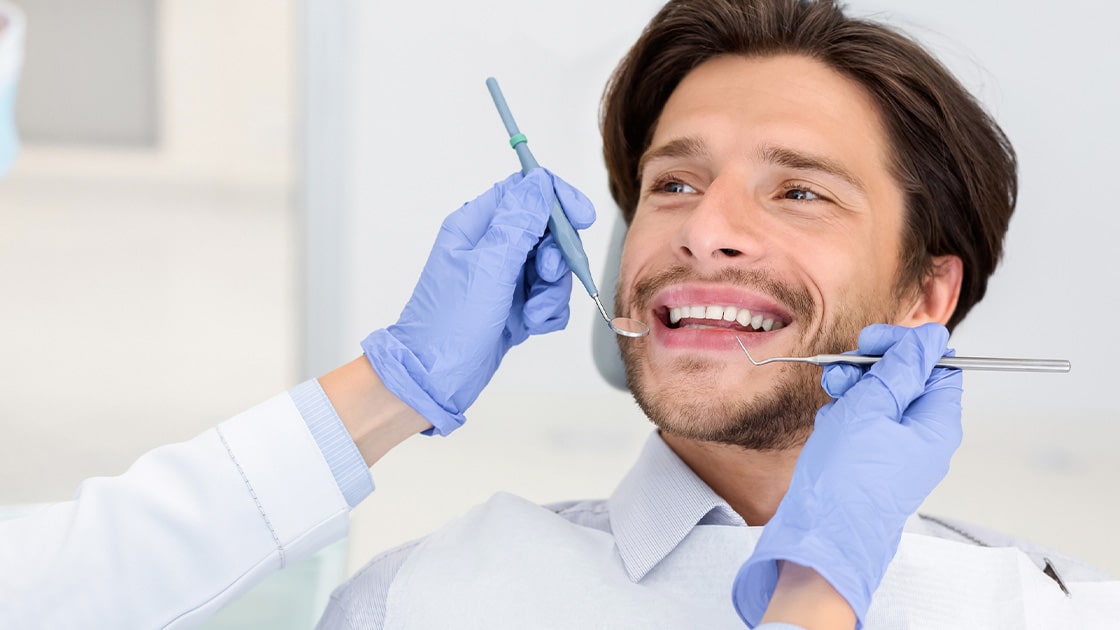 Man In Dental Chair